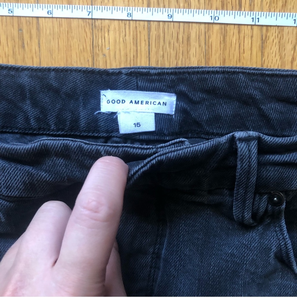 Good American Good Classic slim straight 32 28L distressed - Picture 4 of 4